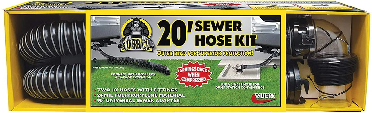 VALTERRA PRODUCTS LLC. Silverback Sewer Hose Kit, 20' - D04-0675