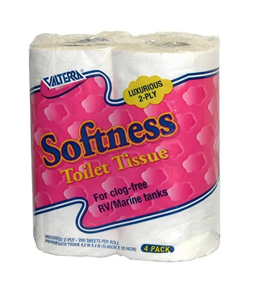 VALTERRA PRODUCTS LLC. Toilet Paper, 2 Ply - 4 Pk - Q23630