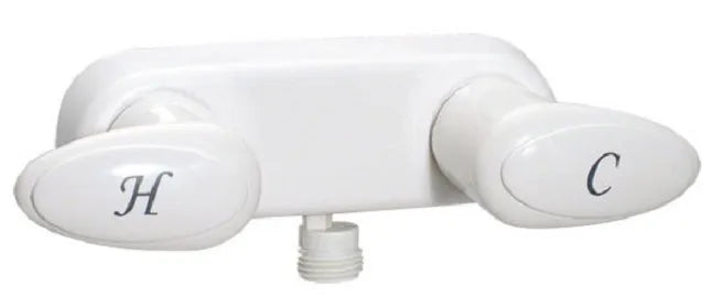 VALTERRA PRODUCTS LLC. Shower Faucet 4" White Oval - PF223241