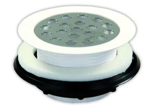 JR PRODUCTS Plastic Shower Strainer With Show - 95155