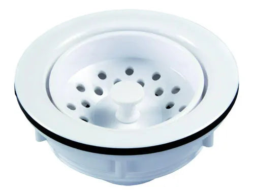 JR PRODUCTS Kitchen Strainer, White - 95275