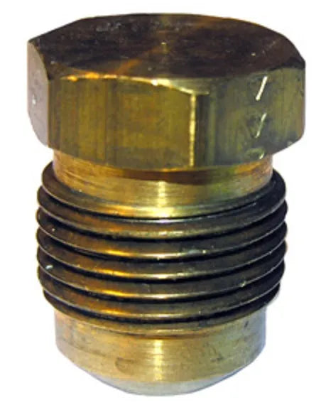 LARSEN SUPPLY Plug 1/4 Flare Brass - 17-3910