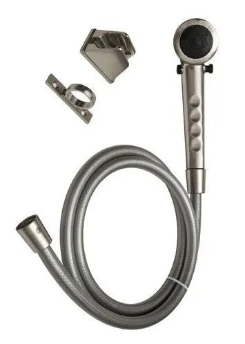 DURA FAUCET RV Shower Head & Hose Nickel - DF-SA130-SN