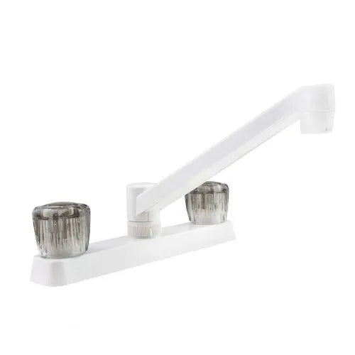 DURA FAUCET Two Handle RV Kitchen Faucet White - DF-PK600S-WT