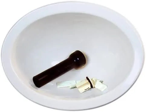 LASALLE BRISTOL Oval ABS Sink 12x15 White - 16166PW