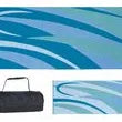 MG INNOVATIVE LLC. Patio Mat, 8x20 Green/blue - GC3