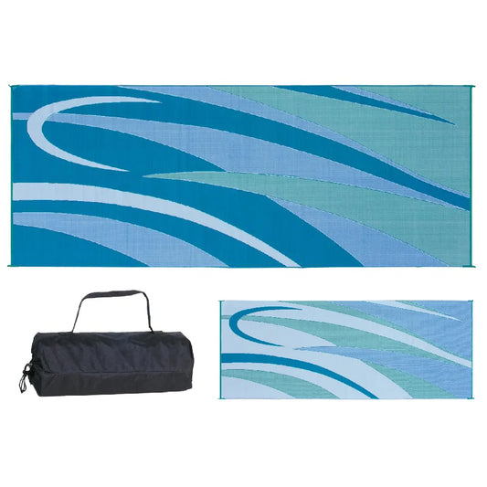 MG INNOVATIVE LLC. Patio Mat, 8x20 Green/blue - GC3