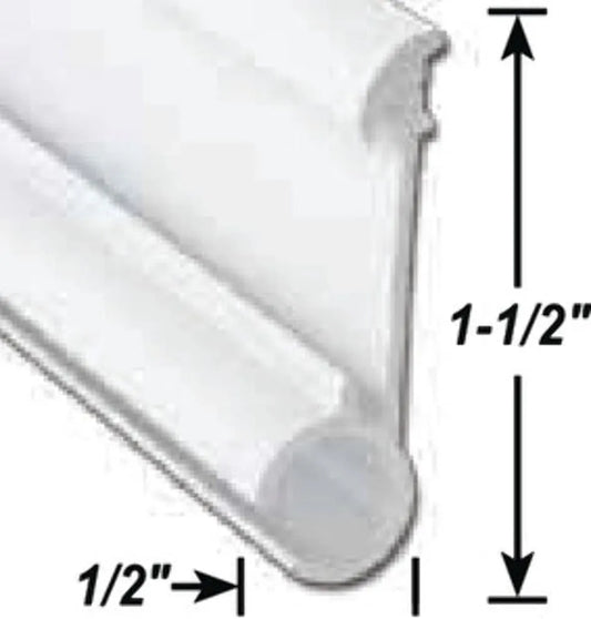 AP PRODUCTS Insert Awning Rail- Black- 16' - 021-51002-16