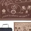 MG INNOVATIVE LLC. RV Home Mat, Brown/bge, 8x11 - RH8117