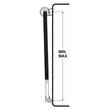 DOMETIC CORP Hardware,universal Tall Black - 9108694387