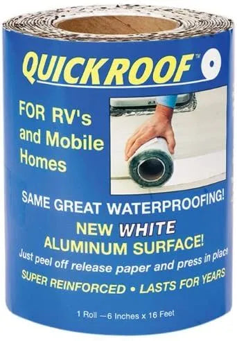 COFAIR PRODUCTS Quickroof White Alum 6"x25' - WQR625