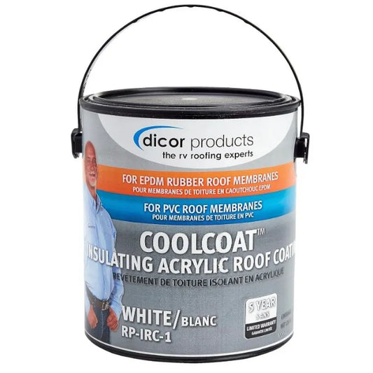 THE DICOR CORPORATION Epdm 1 Gal. Cool Coat Insulati - RP-IRC-1