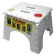 Global Packaging -B&R Plastics 9" E-z Foldz Step Stool, Grey - 101-6G