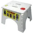 Global Packaging -B&R Plastics 9" E-z Foldz Step Stool, White - 101-6W