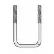 TIE DOWN ENGINEERING U-bolt 3 1/16" X 3 5/16" - 86230