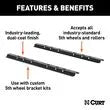 CURT MANUFACTURING LLC Carbide Black 5TH Wheel Rail K - 16200
