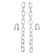 CURT MANUFACTURING LLC Spring Bar Chain & U-bolt Kit - 17111