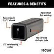 CURT MANUFACTURING LLC 2.5IN Hitch Tube 10IN Long (r - 49510