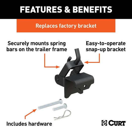 CURT MANUFACTURING LLC Wd Hook-up Bracket Single - 17008