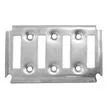 C.R. BROPHY 4 Slot E-track Zinc Plated - ET4S