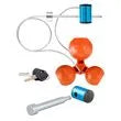 CURT MANUFACTURING LLC Tri-ball Coupler Lock Set - 23083