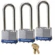 MASTER LOCK 3 Pk Keyed Alike Padlocks - 41564-1TRILJ