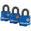 MASTER LOCK 1-9/16" Cvrd Lamin Locks 3 Pk - 312TRI