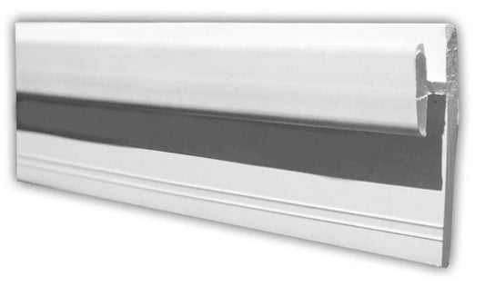 JR PRODUCTS Type D - Wall Track For 1/2" S - 80401