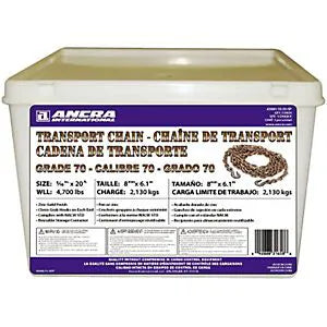 ANCRA INTERNATIONAL LLC Transport Chain 5/16"X20' - 45881-10-20-SP