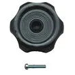 AP PRODUCTS 1" Round Black Handle - 013-186