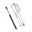 AP PRODUCTS Gas Prop 17.13" Ext Length, 6 - 010-225