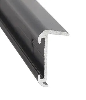 AP PRODUCTS Insert Roof Edge- Black- 8' - 021-57402-8