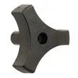 JR PRODUCTS 13/16" Tri-lug Window Knob, Bl - 20195