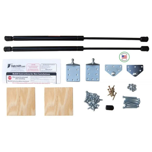 HATCHLIFT -JNS OPERATING Bedlift Kit - King Oversize - BLK KING OVERSIZE