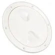 JR PRODUCTS 4" Access/deck Plate, White - 31005