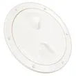 JR PRODUCTS 5" Access/deck Plate, White - 31025