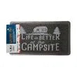 CAMCO MANUFACTURING INC Scrub Rug, Grey/white, Small - 53200
