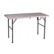 STANSPORT Folding Table - White - 48 In - 616-2448