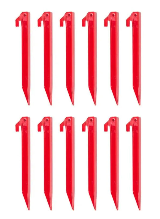 STANSPORT Plastic Tent Stakes - 9 In - 5 - 816-50