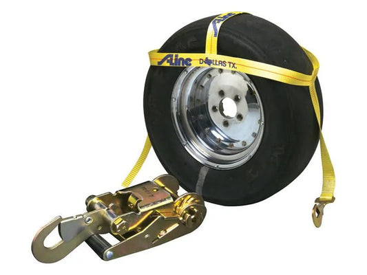 ANCRA INTERNATIONAL LLC Tire Strap 14-15" White Ratchet - 30TB-MS