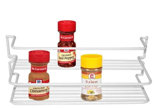 AP PRODUCTS Double Spice Rack -white - 004-506