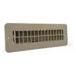 B&B MOLDERS LLC Floor Register Dampered, Tan - 94260
