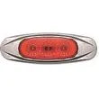 OPTRONICS INTERNATIONAL LED Miroflex Red Star With Chrme - MCL17RBP