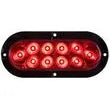 OPTRONICS INTERNATIONAL LED Taillight Oval Surface Red - STL78RBP