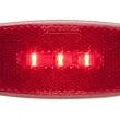 OPTRONICS INTERNATIONAL LED Mark Light;oval;red - MCL32RBP
