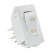 JR PRODUCTS Labeled 12V On/off Switch, Wht - 12585