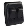 JR PRODUCTS Double Rocker Switch Assembly - 12235