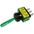 PACIFIC INDUSTRIAL COMP. (PICO) Illuminated Spst Toggle -green - 5539PT