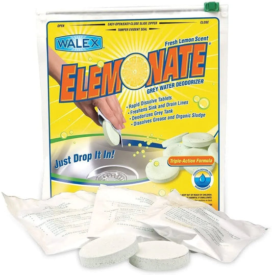 WALEX PRODUCTS CO. INC. Elemonate Grey Water Tablets - ELEMBG