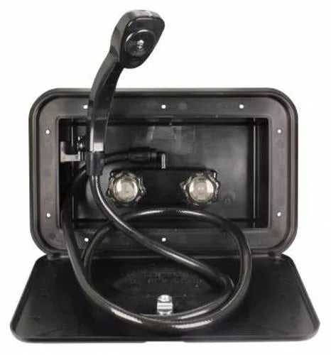 B&B MOLDERS LLC Exterior Shower, Black - 94196